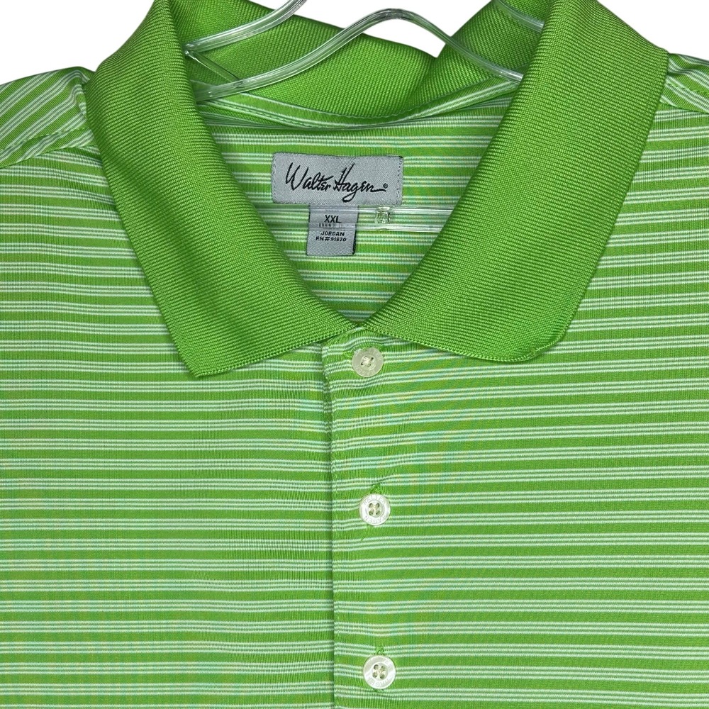 Walter Hagan XXL Men's Golf Shirt- quick dry‎ performance 3 button collared